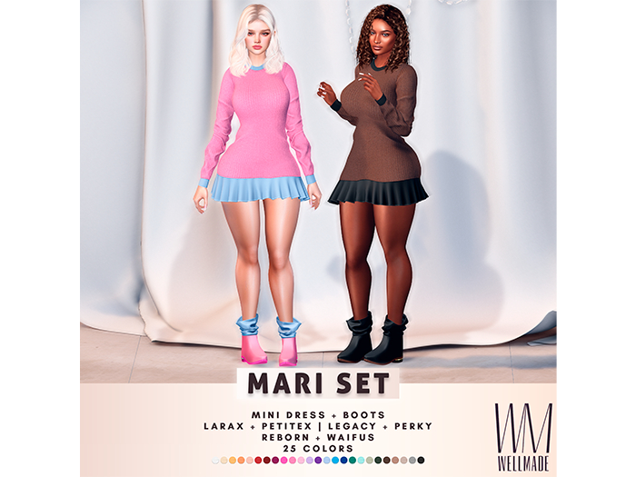 Second Life Marketplace - [WellMade] Mari Set